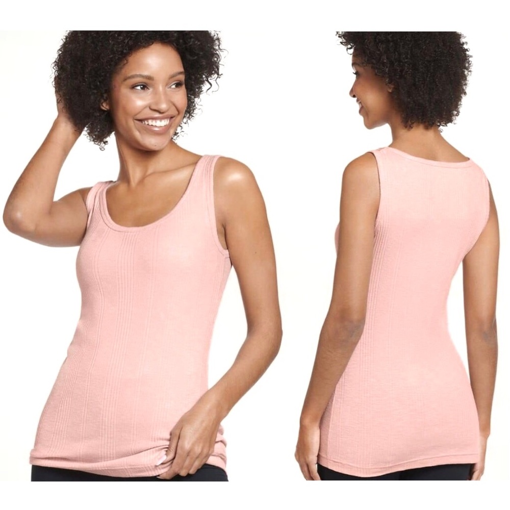Jockey Tank Top 3 for 15 SALE CLEARANCE Rose Petal Blush Pink Cotton Small